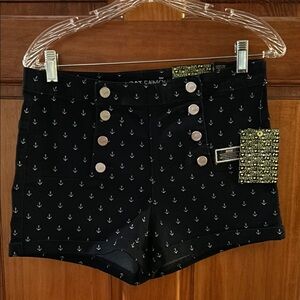 Almost Famous Blue High Waist Shorts